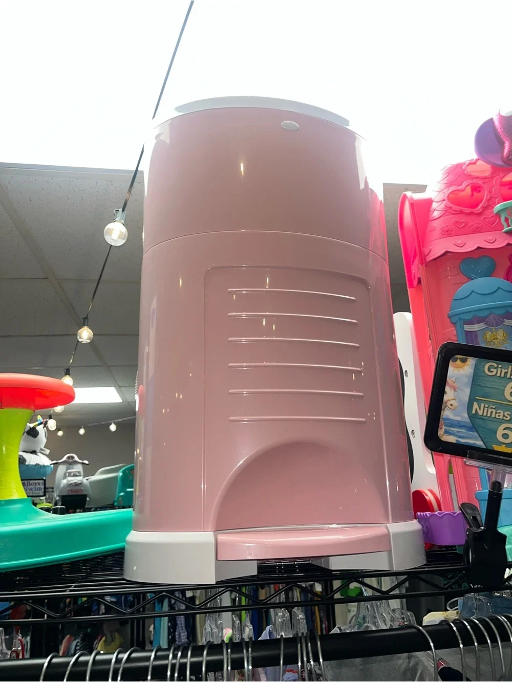 Diaper Dekor Plus Diaper Pail, Soft Pink